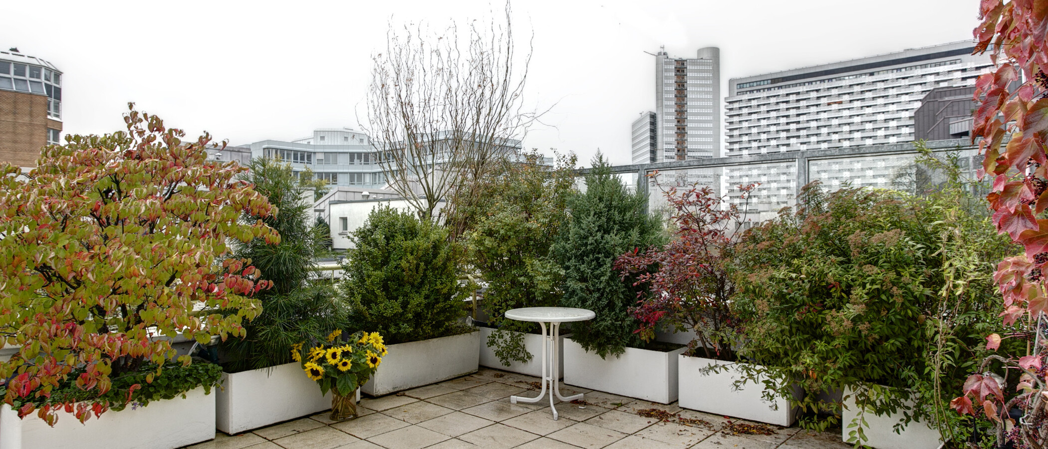 attico con terrazzo München Arabellapark 03 terrazza 9024