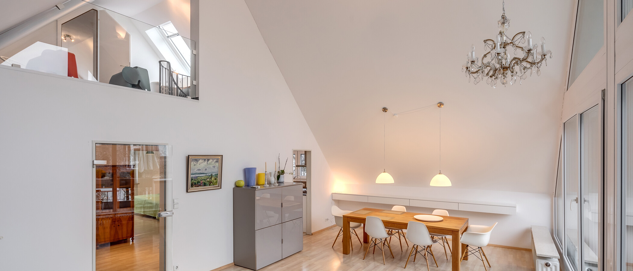 appartamento München Nymphenburg-Gern 01 zona living 9046