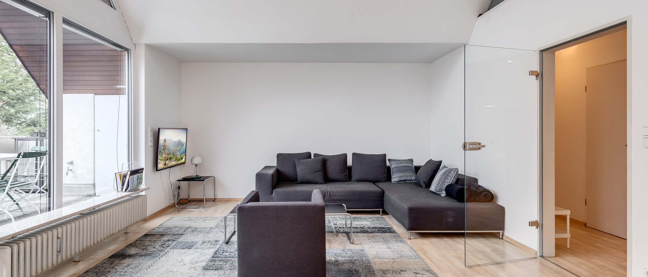 appartamento München Nymphenburg-Gern 03 zona living 9046