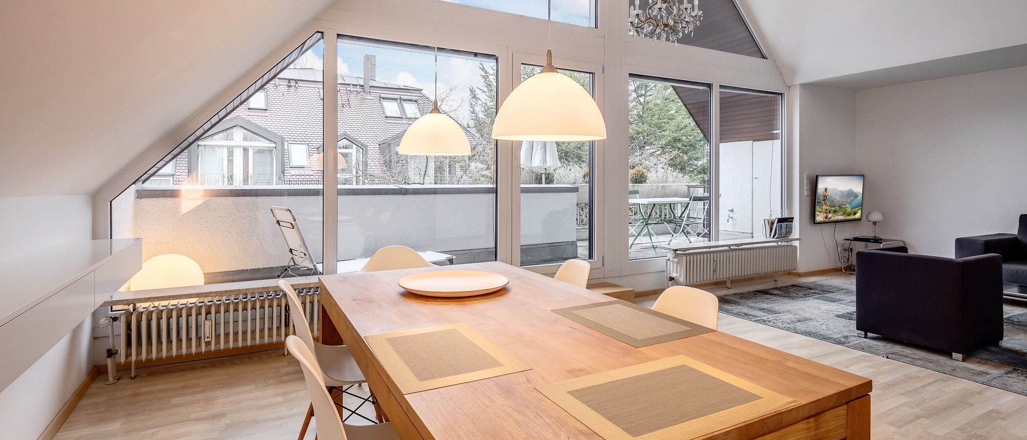 appartamento München Nymphenburg-Gern 04 zona living 9046