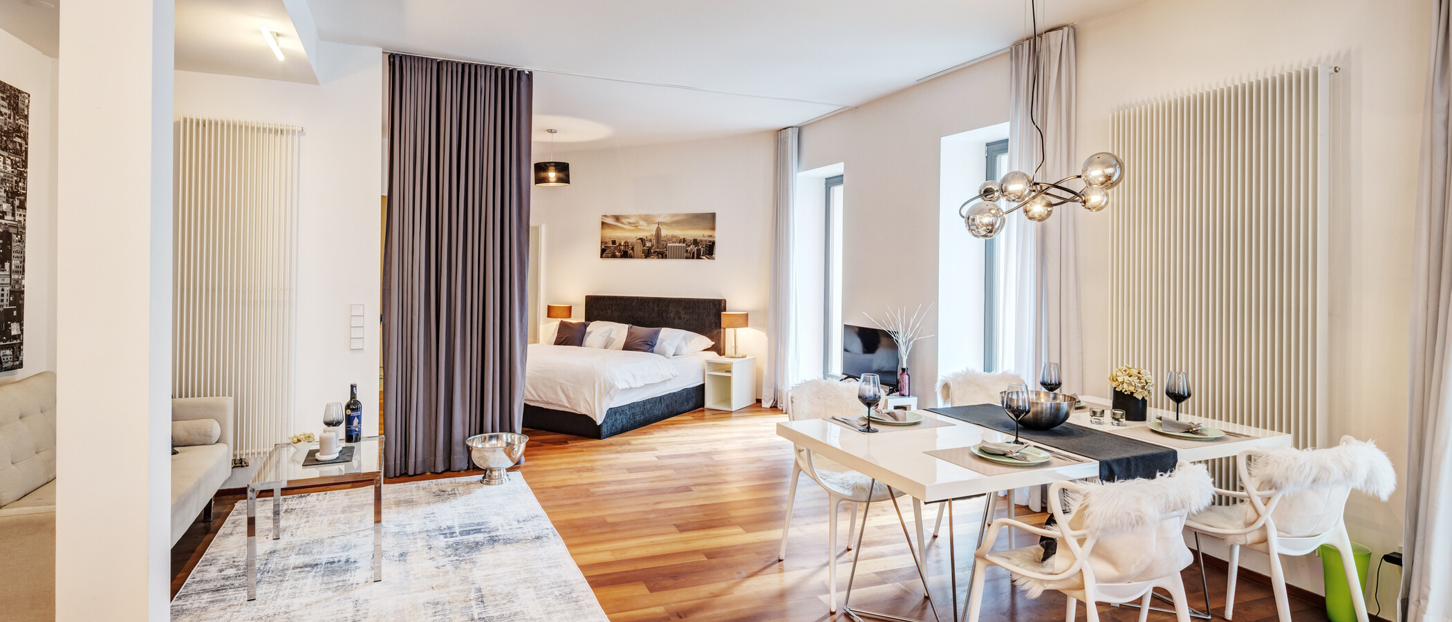 appartamento München Sendling 01 zona living 9053
