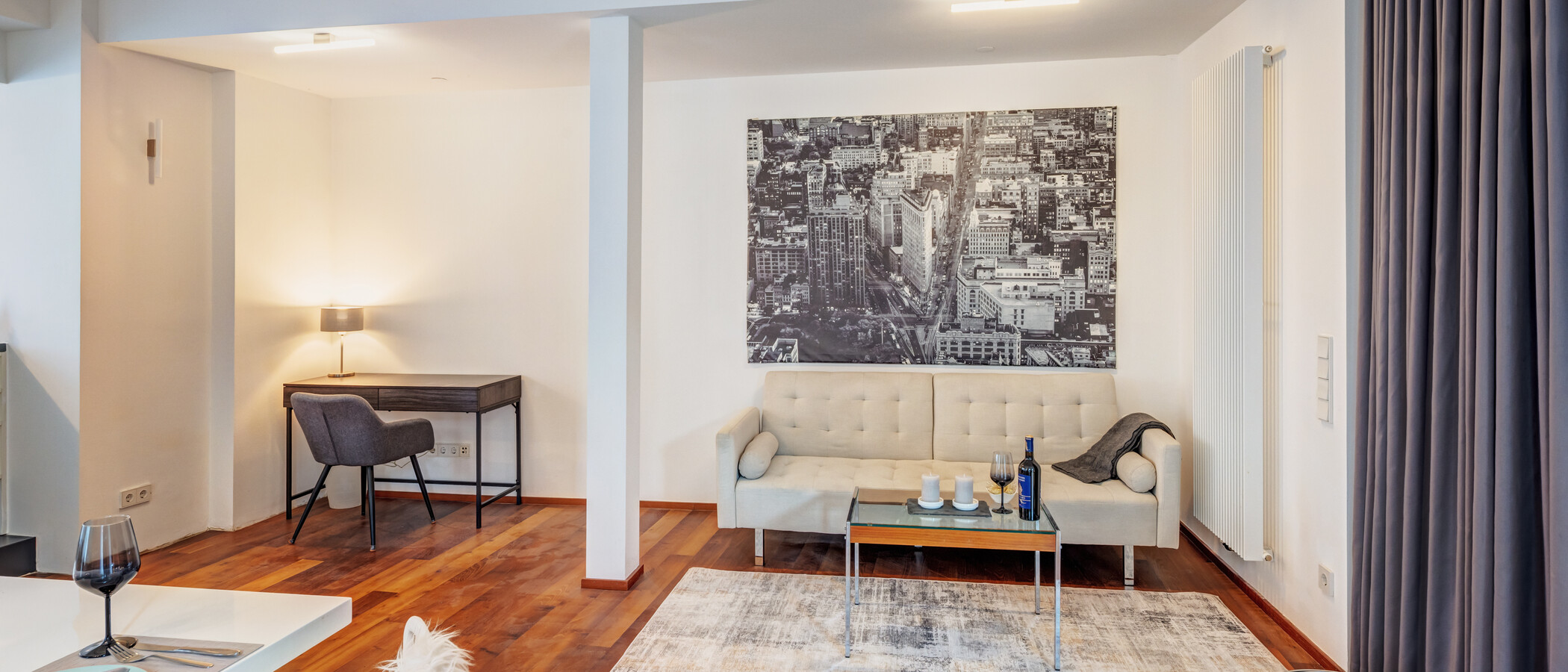 appartamento München Sendling 02 zona living 9053