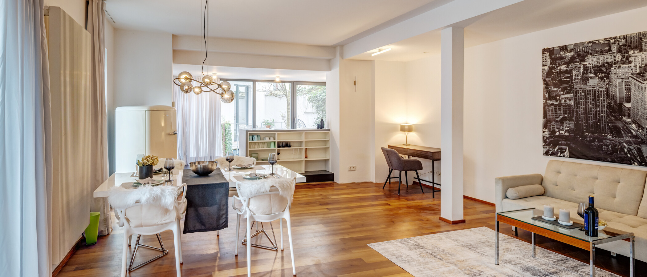 appartamento München Sendling 03 zona living 9053