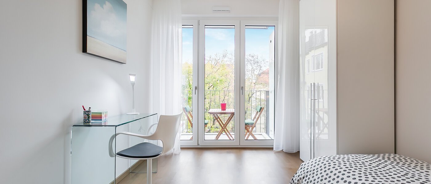 appartamento München Neuhausen 04 2° camera da letto 9058