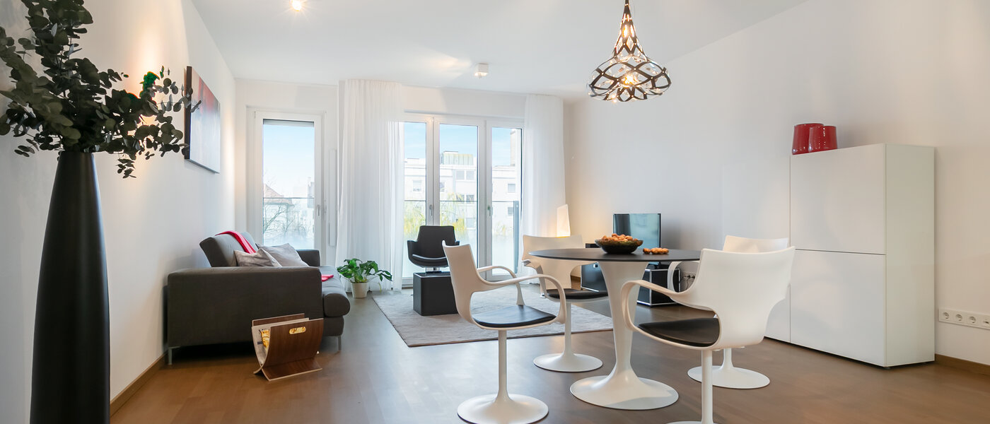 appartamento München Neuhausen 01 zona living 9058