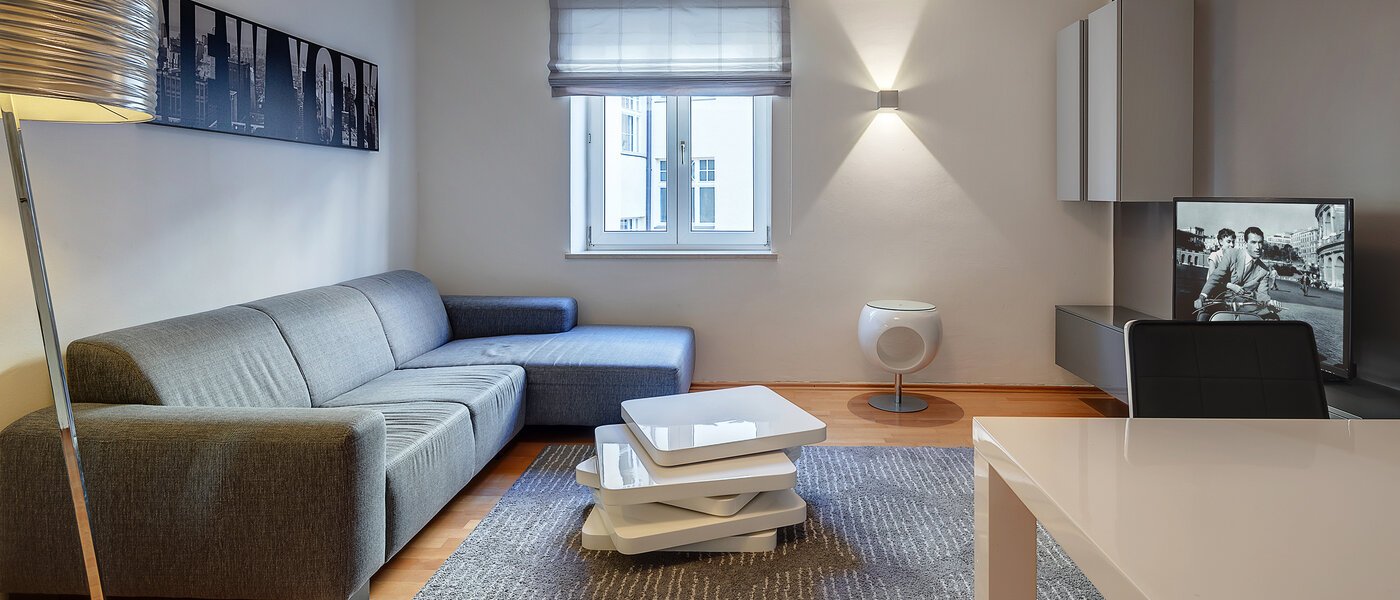 appartamento München Schwabing-Nord (zw. Leopoldstraße & Englischen Garten) 02 soggiorno 9063