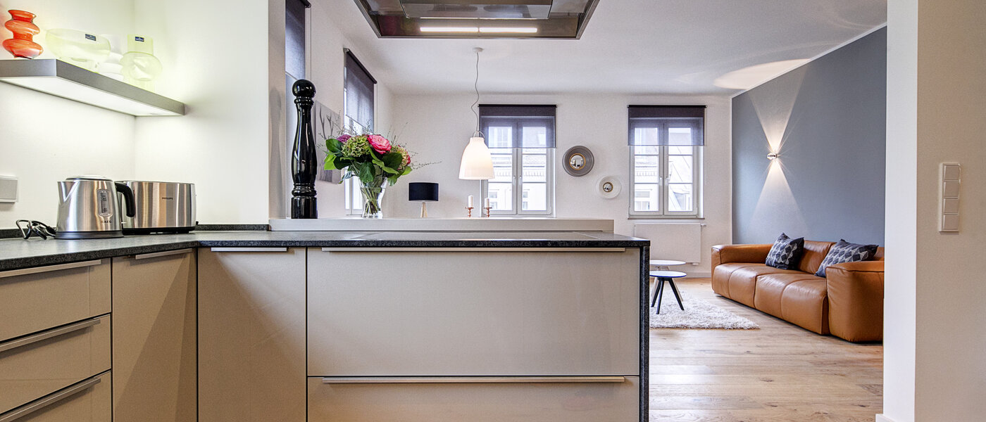 appartamento München Maxvorstadt - Universitätsviertel 08 cucina 9074