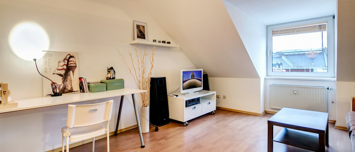 attico München Obergiesing 03 soggiorno 9124