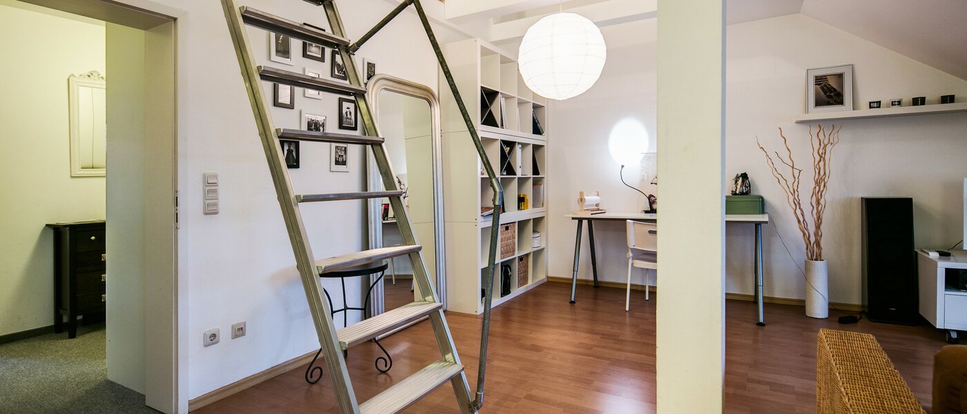 attico München Obergiesing 05 soggiorno 9124