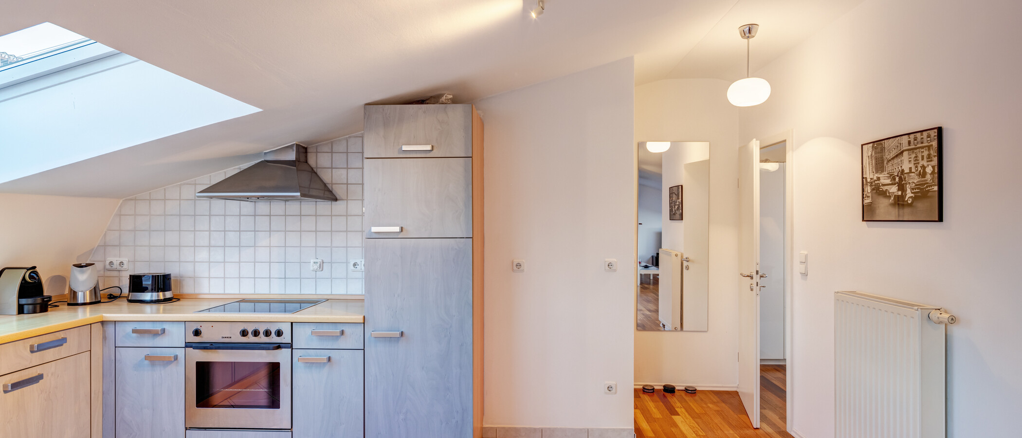 attico con terrazzo München Gärtnerplatzviertel 02 cucina 9135