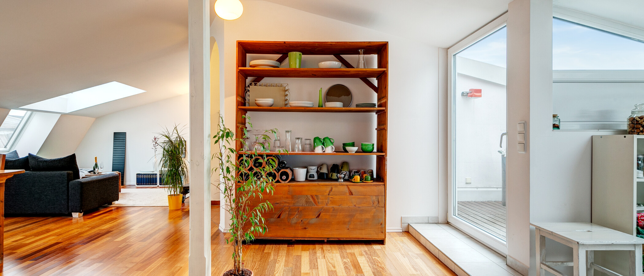 attico con terrazzo München Gärtnerplatzviertel 03 cucina 9135