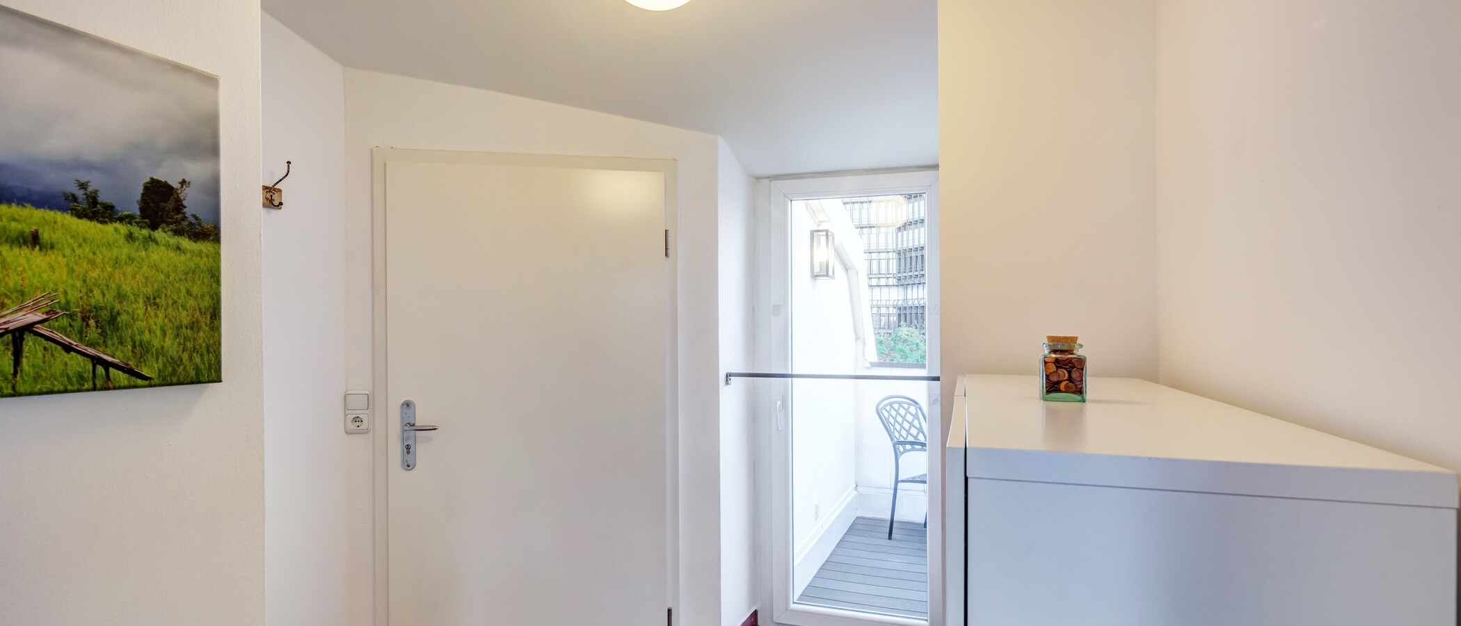 attico con terrazzo München Gärtnerplatzviertel 01 ingresso/corridioio 9135