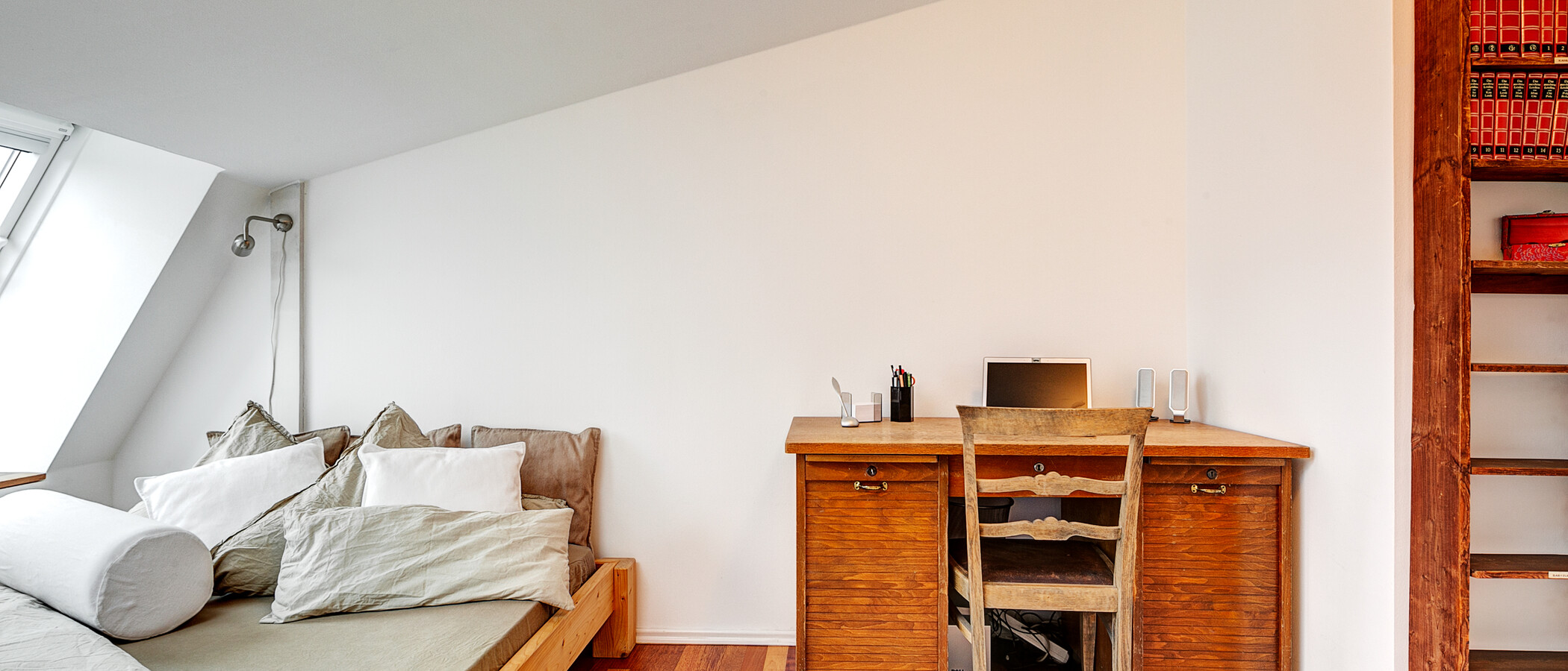 attico con terrazzo München Gärtnerplatzviertel 02 camera da letto 9135