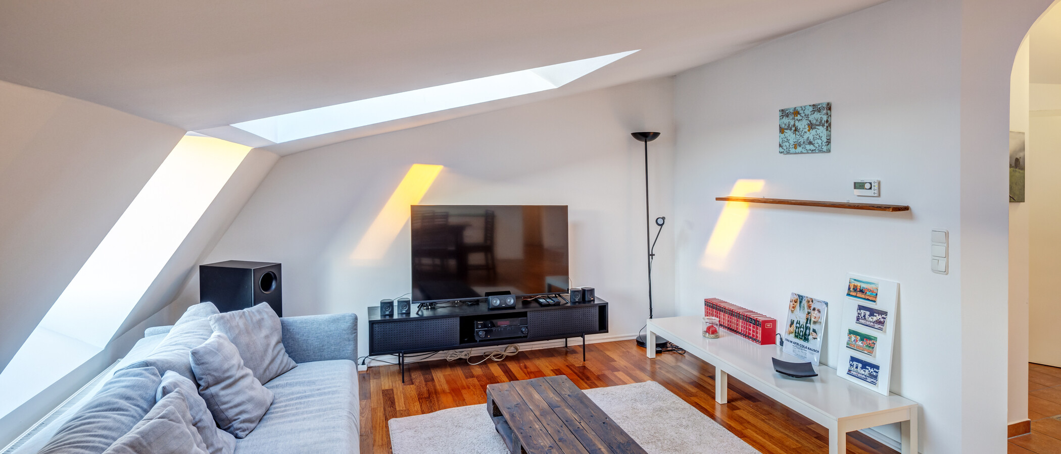 attico con terrazzo München Gärtnerplatzviertel 03 zona living 9135