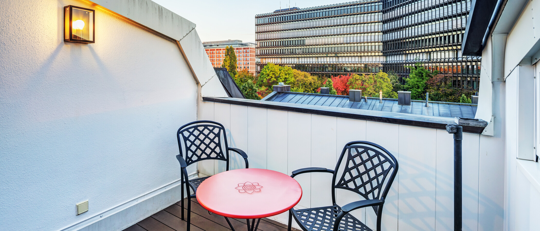 attico con terrazzo München Gärtnerplatzviertel 01 terrazza sul tetto 9135