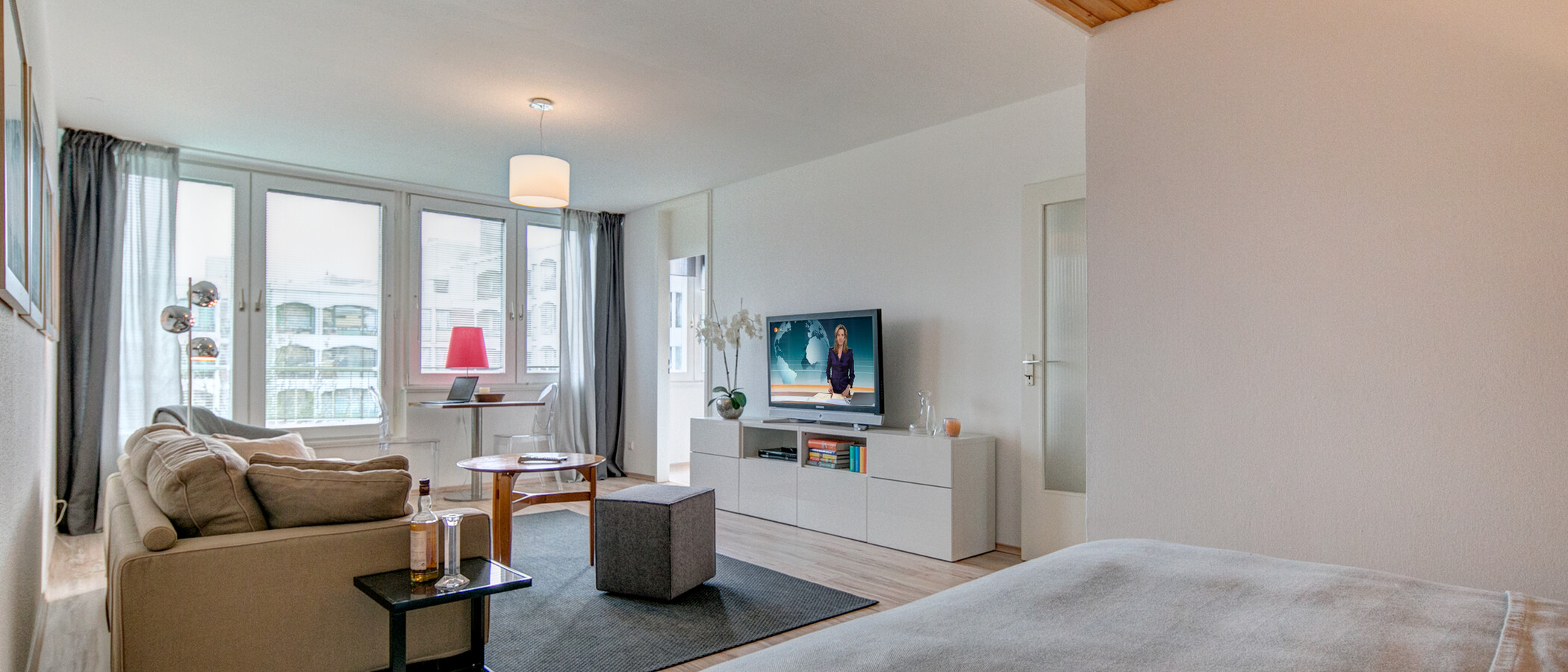 appartamento München Bogenhausen 02 zona notte 9178