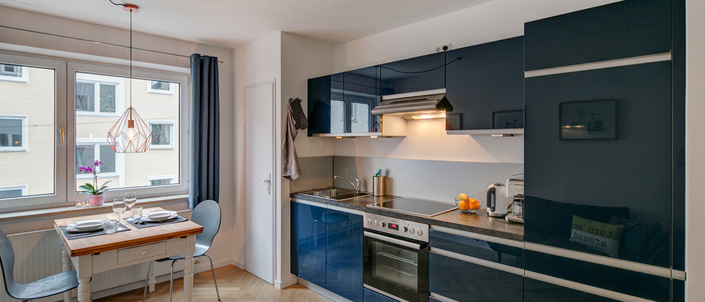 appartamento München Glockenbachviertel 01 cucina 9181
