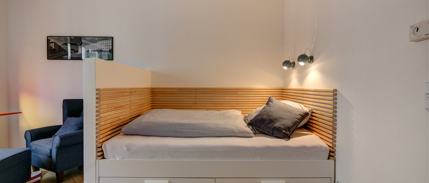 appartamento München Glockenbachviertel 01 zona notte 9181