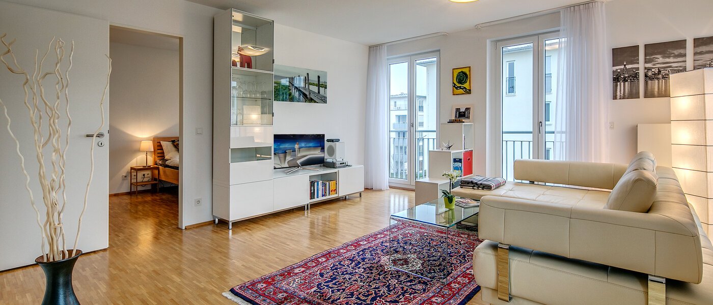 attico con terrazzo München Nymphenburg 02 soggiorno 9208