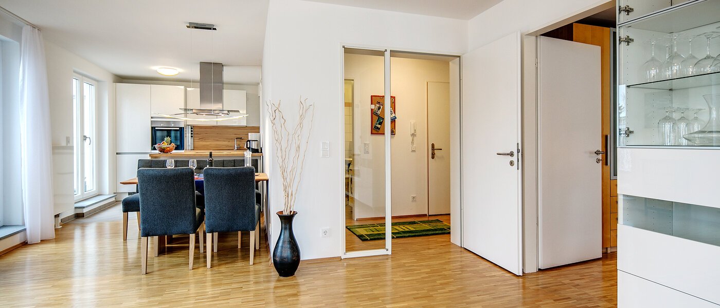 attico con terrazzo München Nymphenburg 03 soggiorno 9208