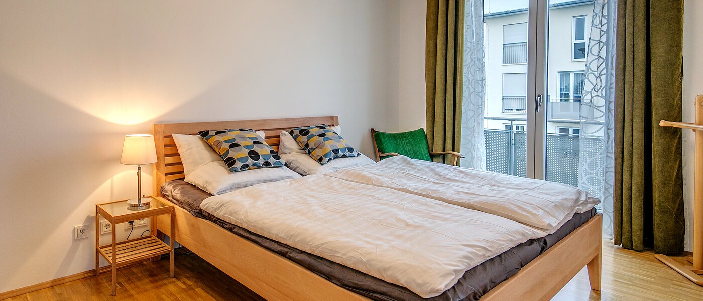 attico con terrazzo München Nymphenburg 01 zona notte 9208