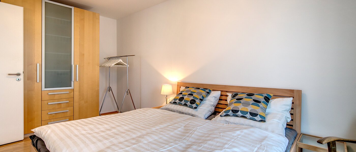 attico con terrazzo München Nymphenburg 04 zona notte 9208