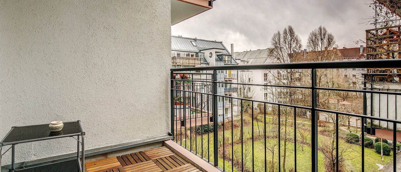 appartamento München Obersendling 01 balcone 9218