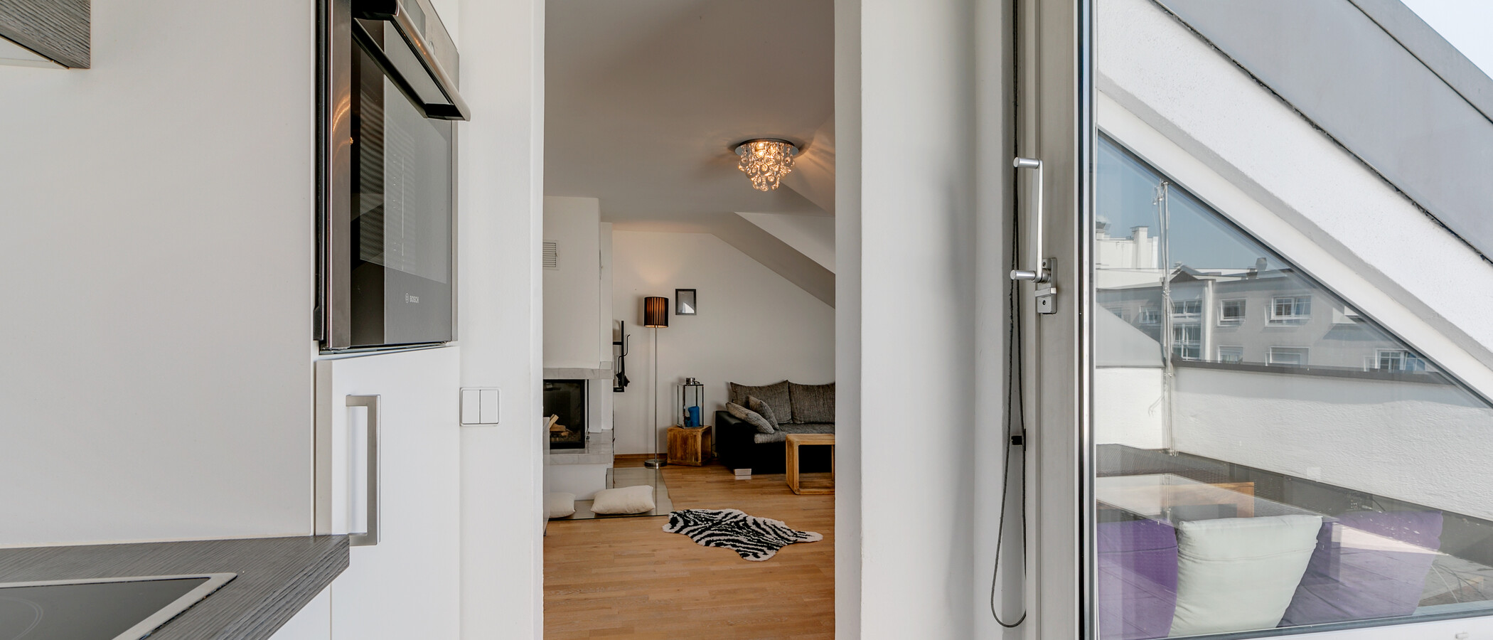 attico con terrazzo München Sendling-Westpark 02 cucina 9220