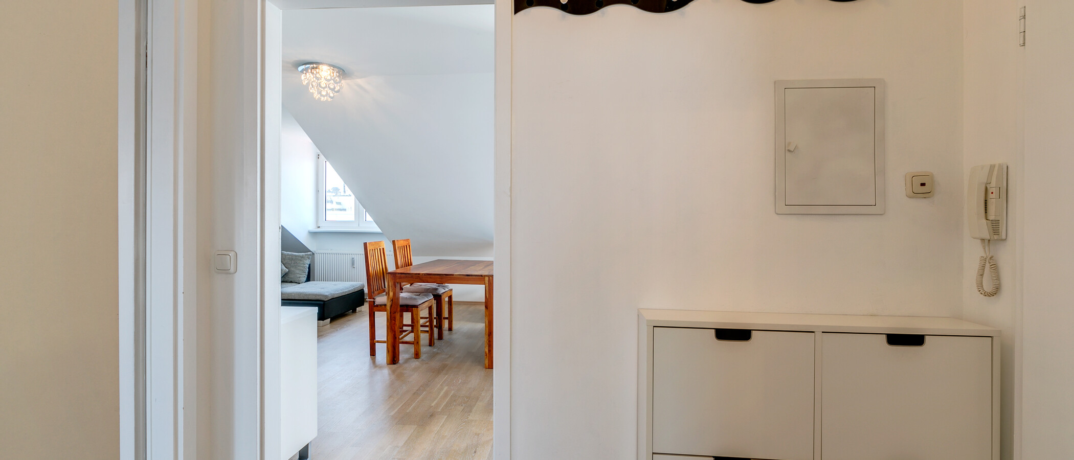 attico con terrazzo München Sendling-Westpark 01 ingresso/corridioio 9220