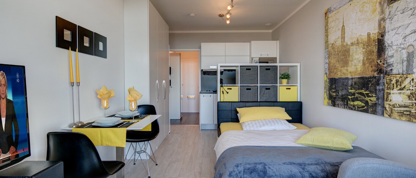 abitazione München Haidhausen 05 soggiorno 9226