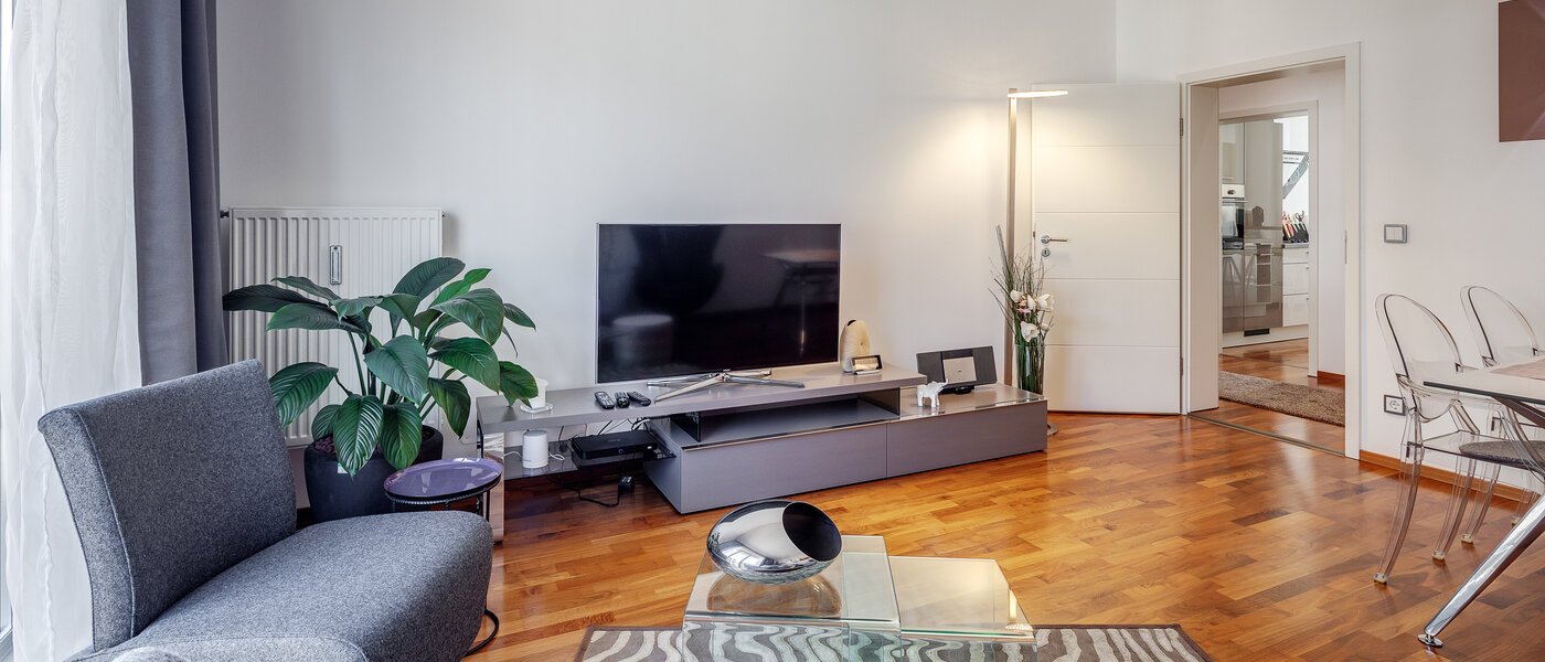 appartamento München Lehel 02 zona living 9317