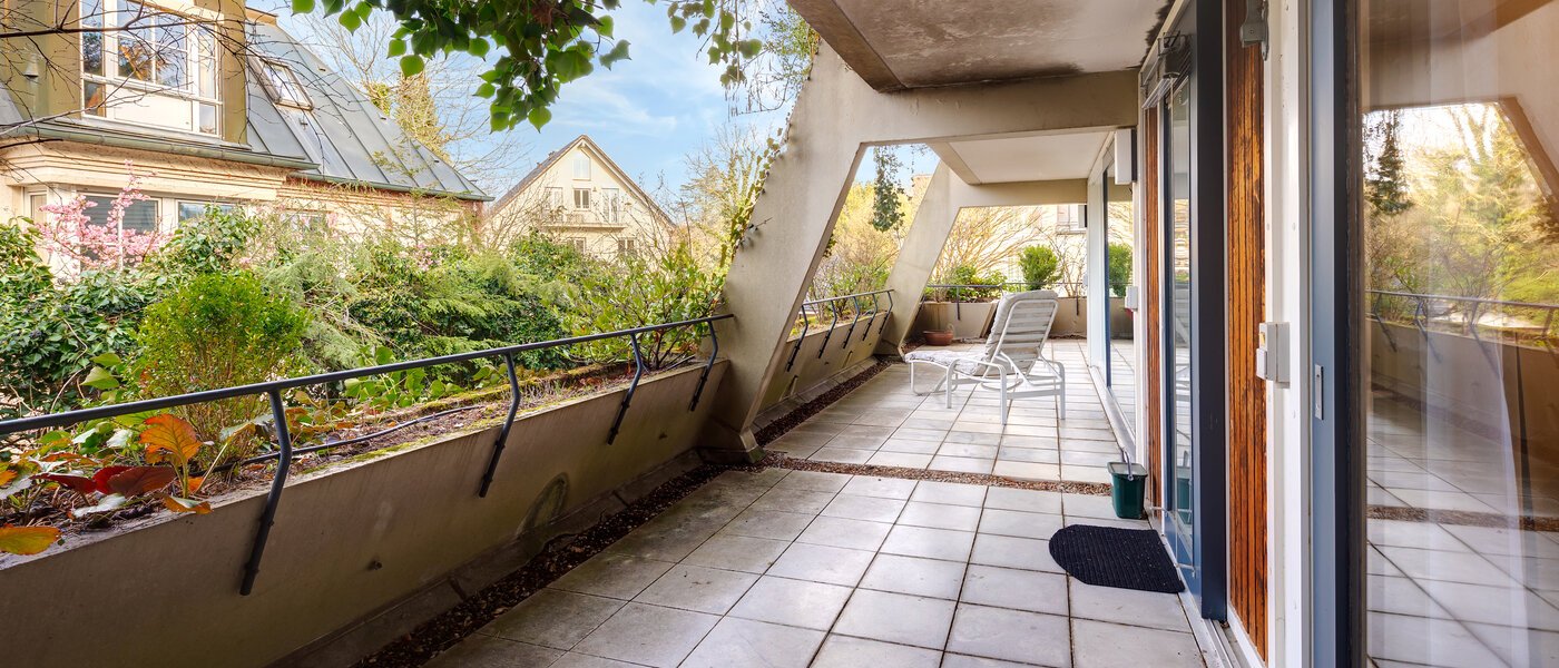 appartamento München Schwabing - Alte Heide 04 balcone 9368