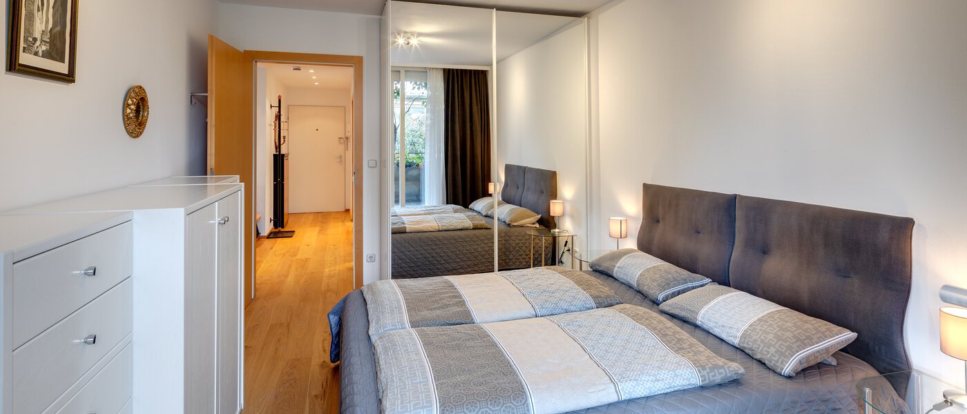 appartamento München Schwabing - Alte Heide 01 camera da letto 9368