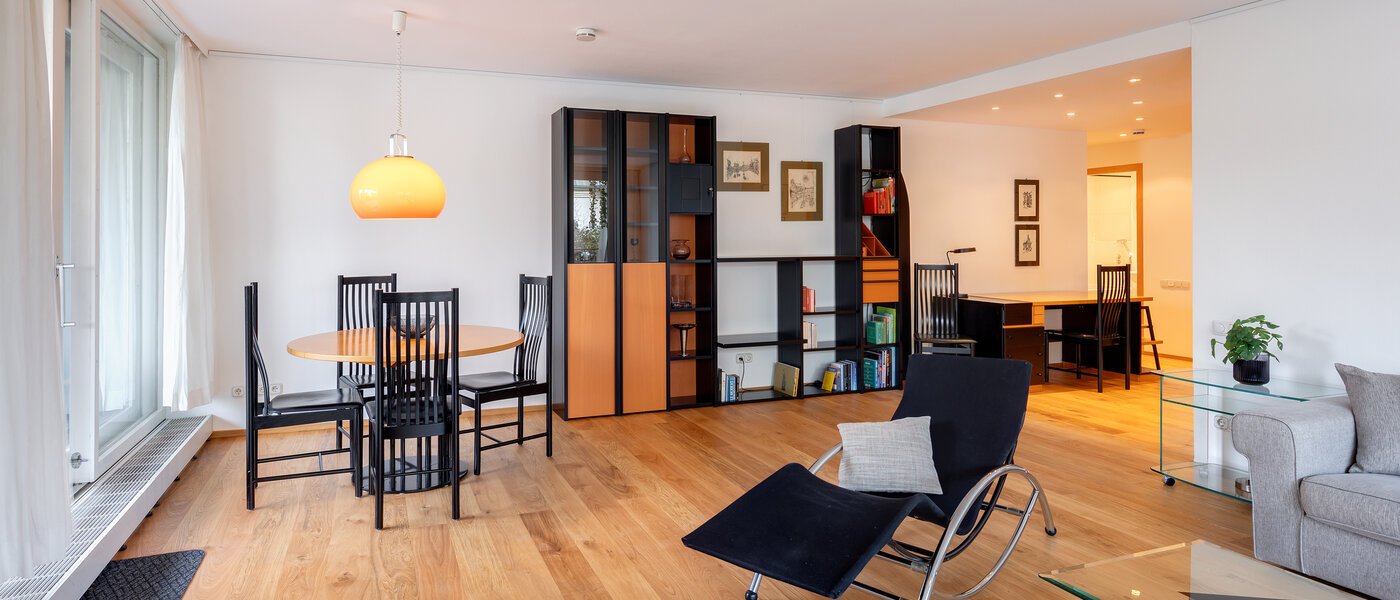 appartamento München Schwabing - Alte Heide 04 zona living 9368