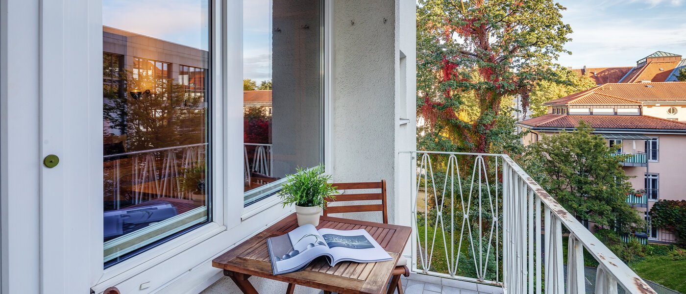 appartamento München Schwabing (rechts der Leopoldstraße) 01 balcone 938