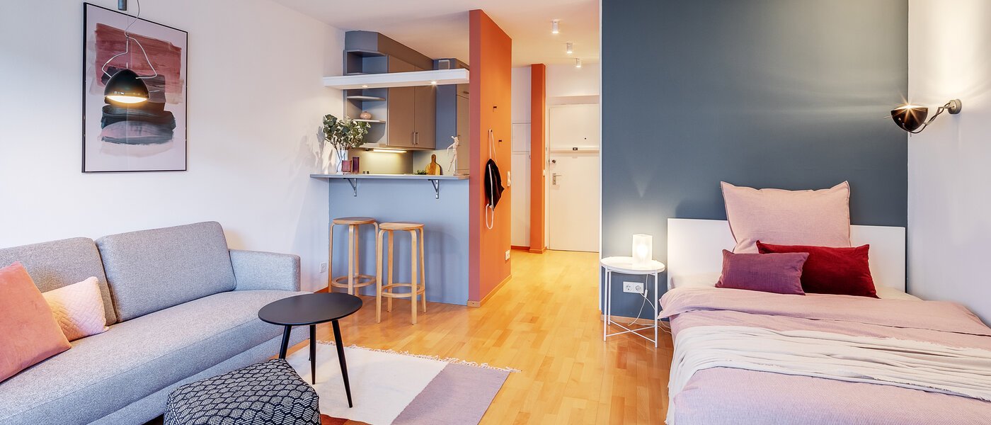 appartamento München Schwabing (rechts der Leopoldstraße) 01 zona living 938