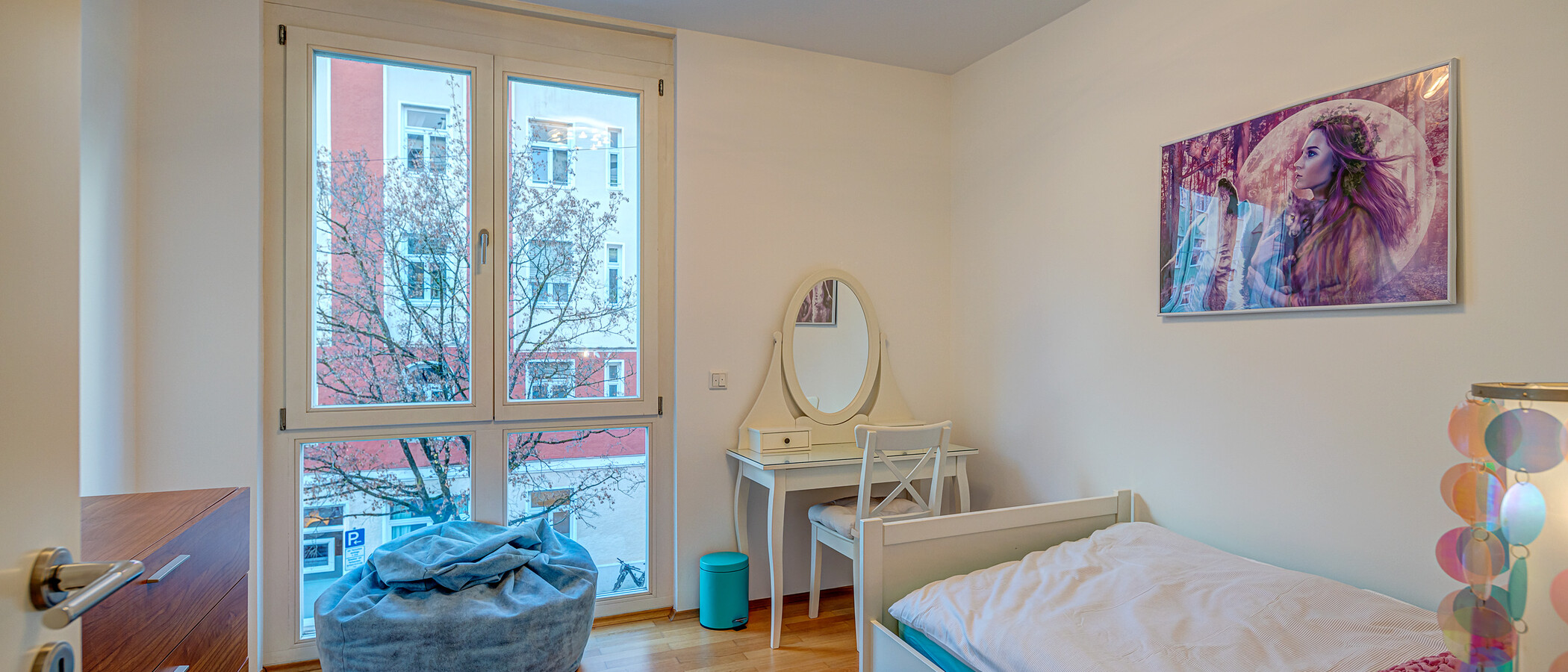 appartamento München Haidhausen 01 2° camera da letto 9391