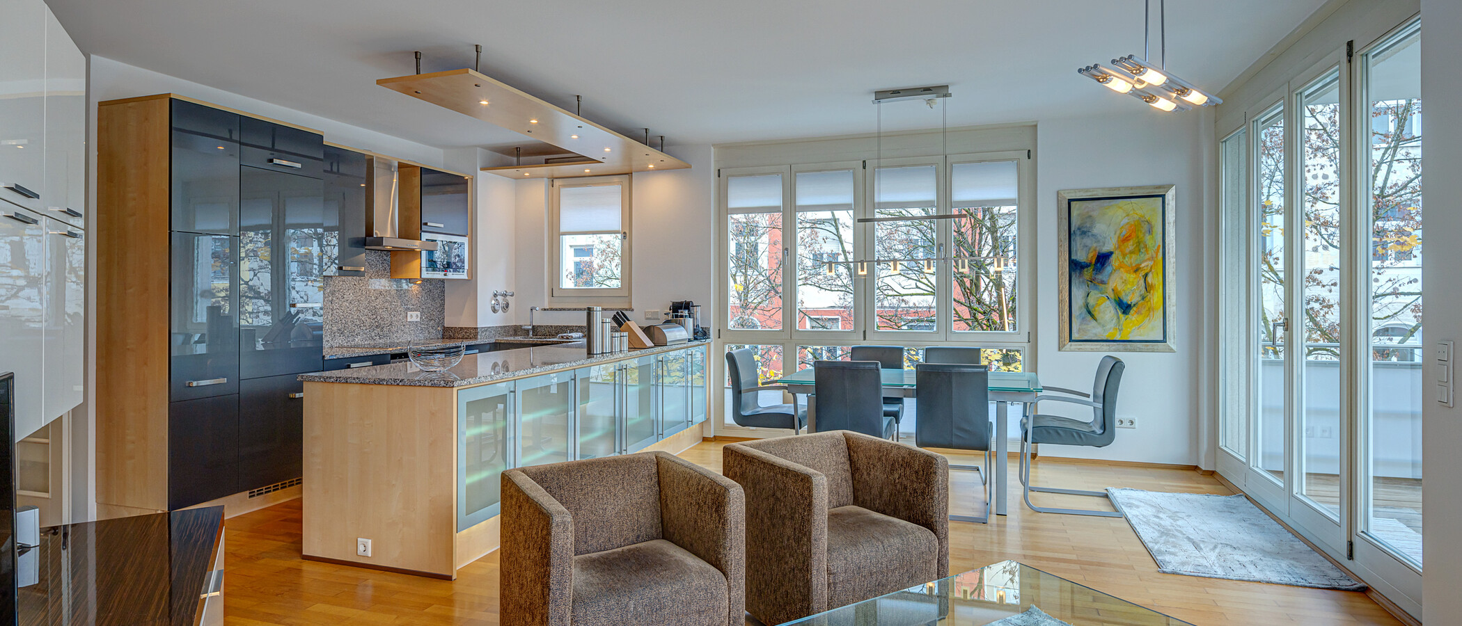 appartamento München Haidhausen 01 zona living 9391