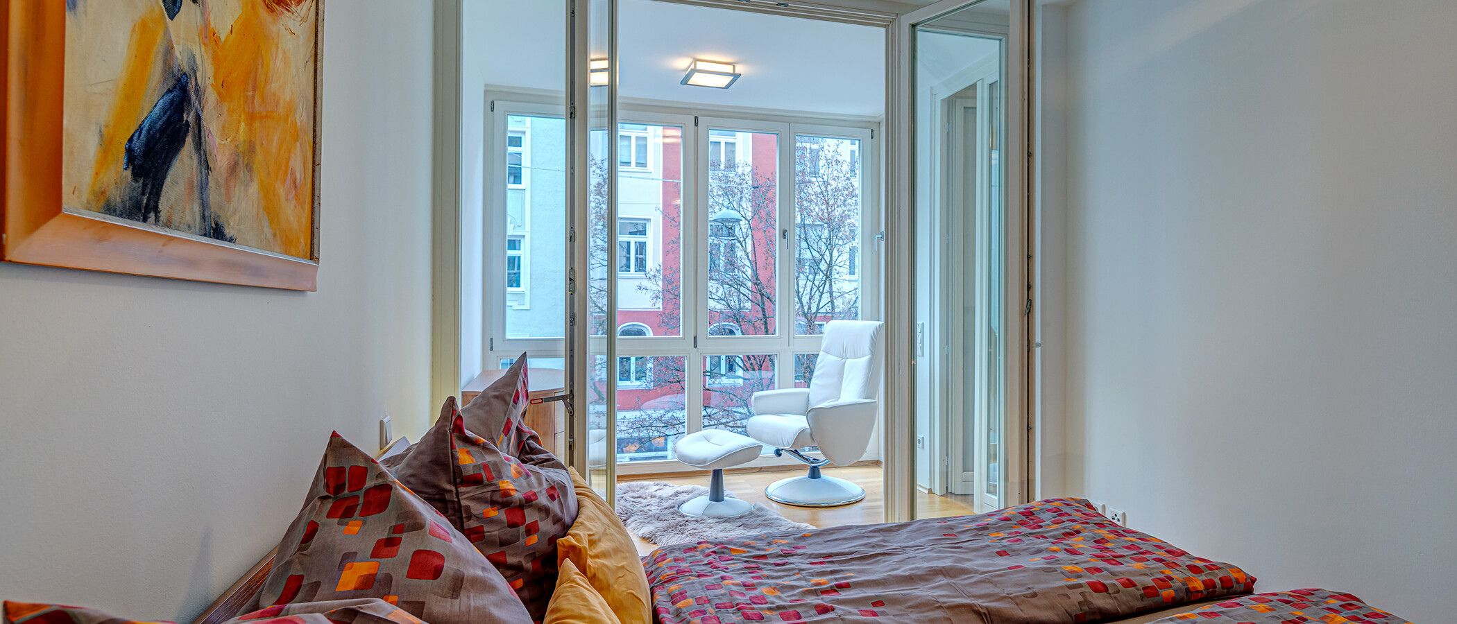 appartamento München Haidhausen 01 1° camera da letto 9391