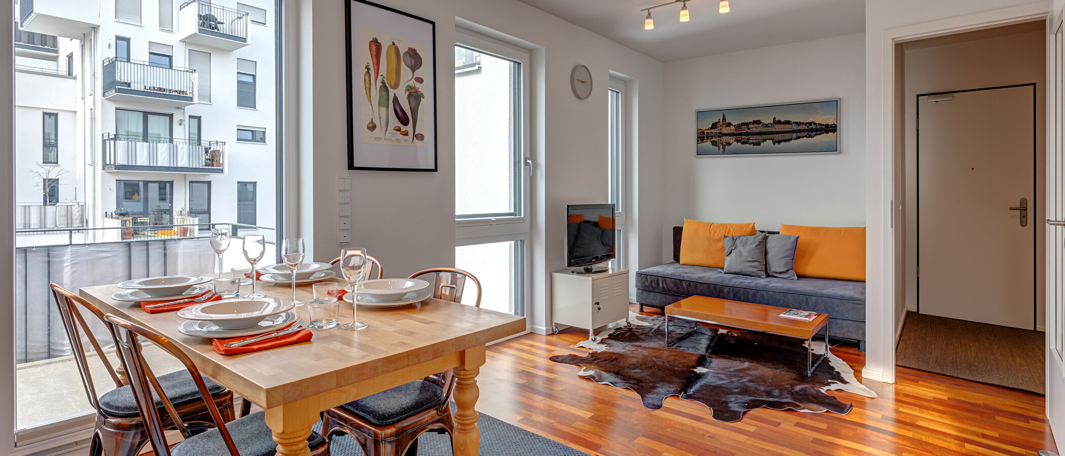 appartamento München Obergiesing 02 zona living 9441