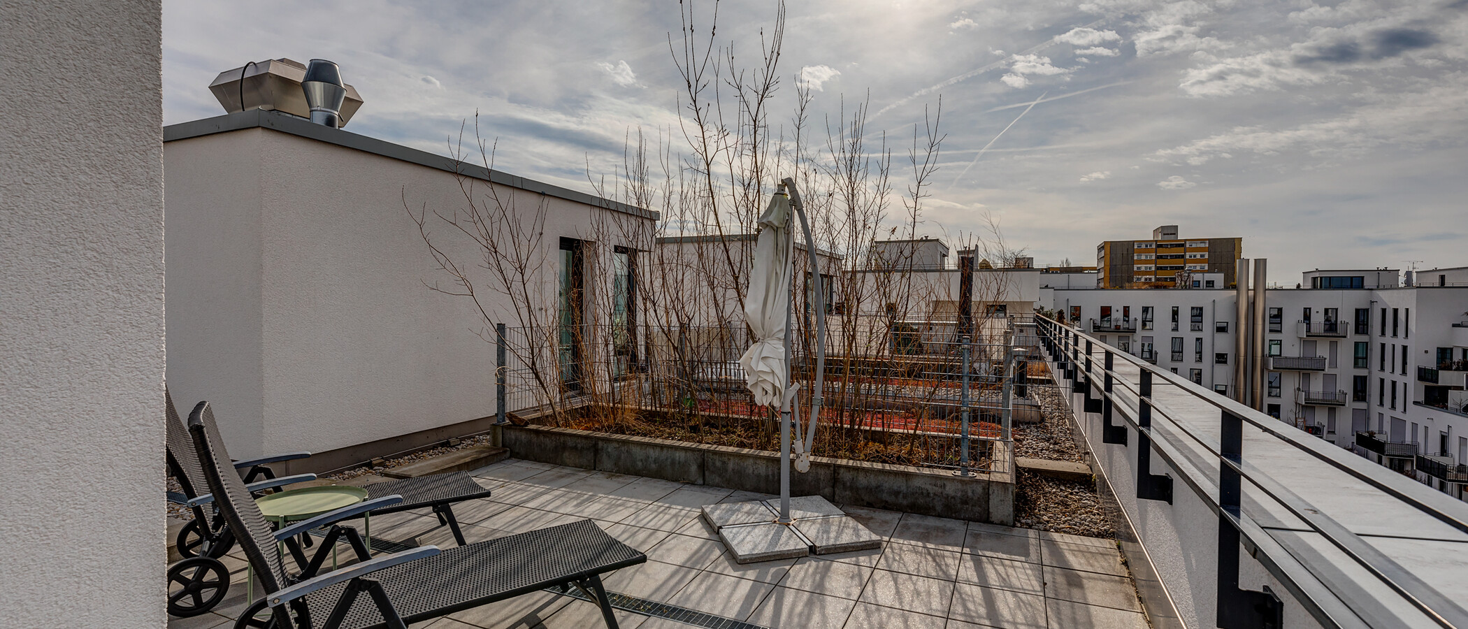 appartamento München Obergiesing 01 terrazza sul tetto 9441