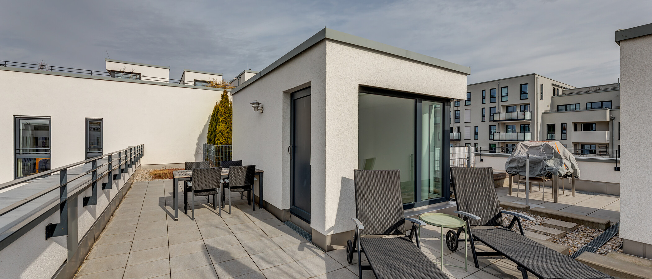 appartamento München Obergiesing 02 terrazza sul tetto 9441
