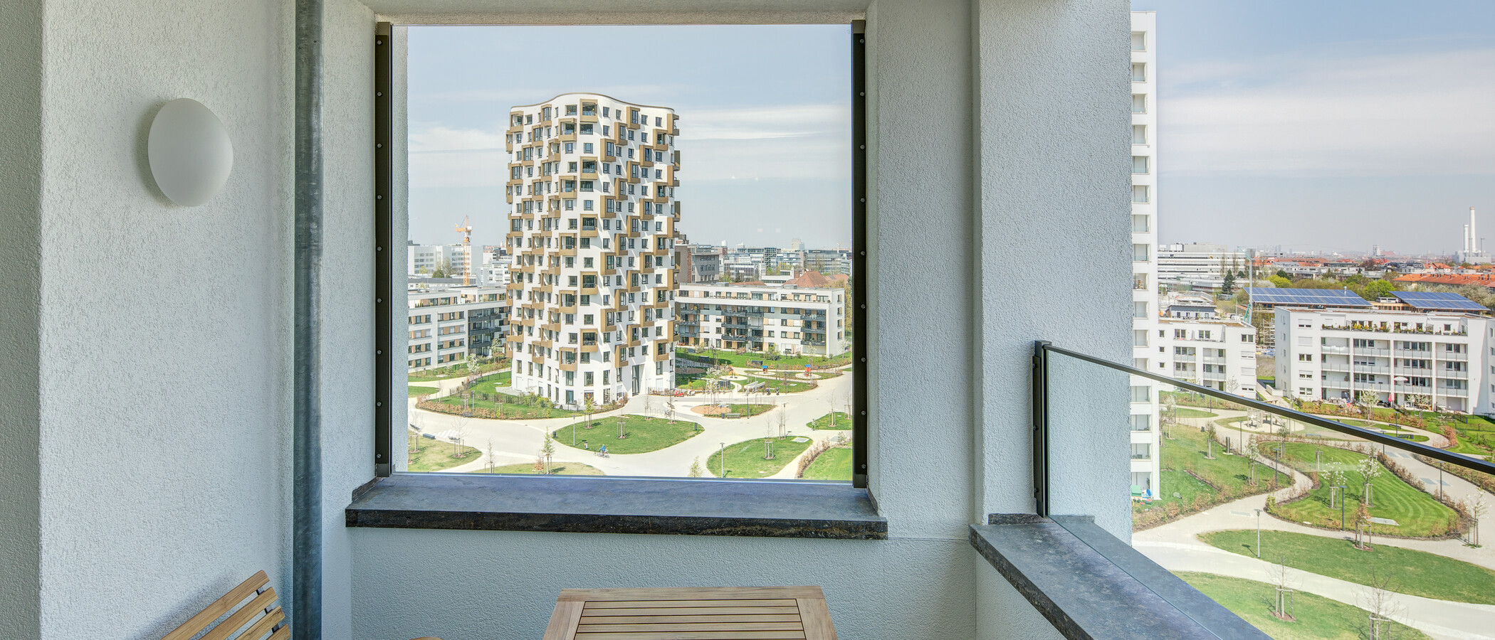 appartamento München Obersendling 02 balcone 9445