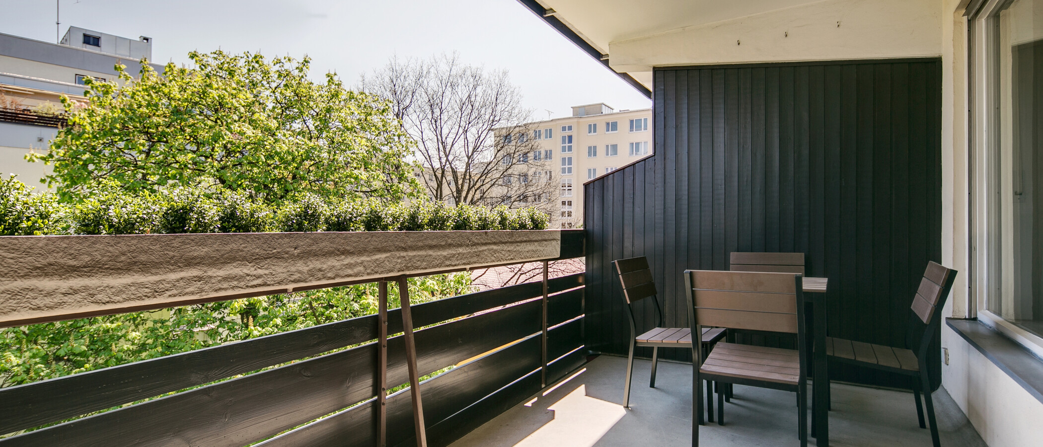 appartamento München Schwabing (rechts der Leopoldstraße) 01 balcone 9457