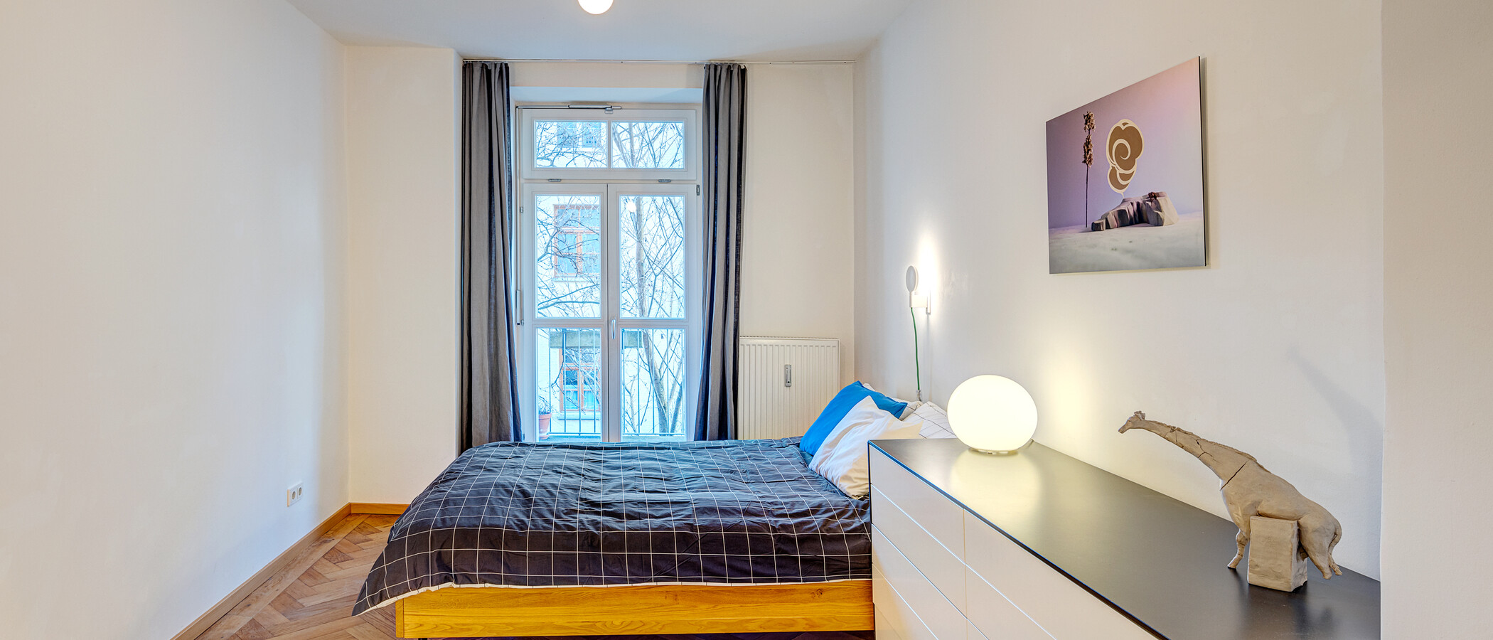 appartamento München Haidhausen 01 camera da letto 9460