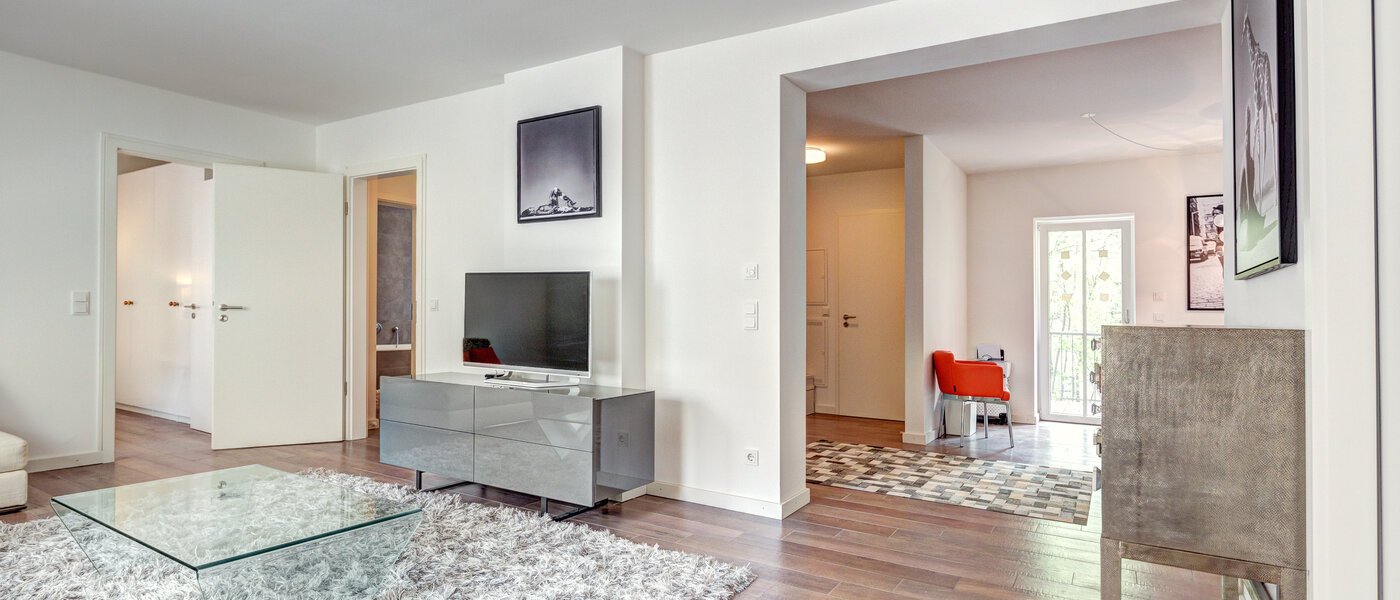 appartamento München Lehel 05 soggiorno 9478