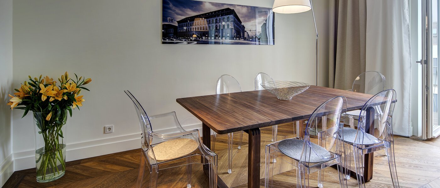 appartamento München Maxvorstadt - Rund um den Josephplatz 02 sala da pranzo 9480