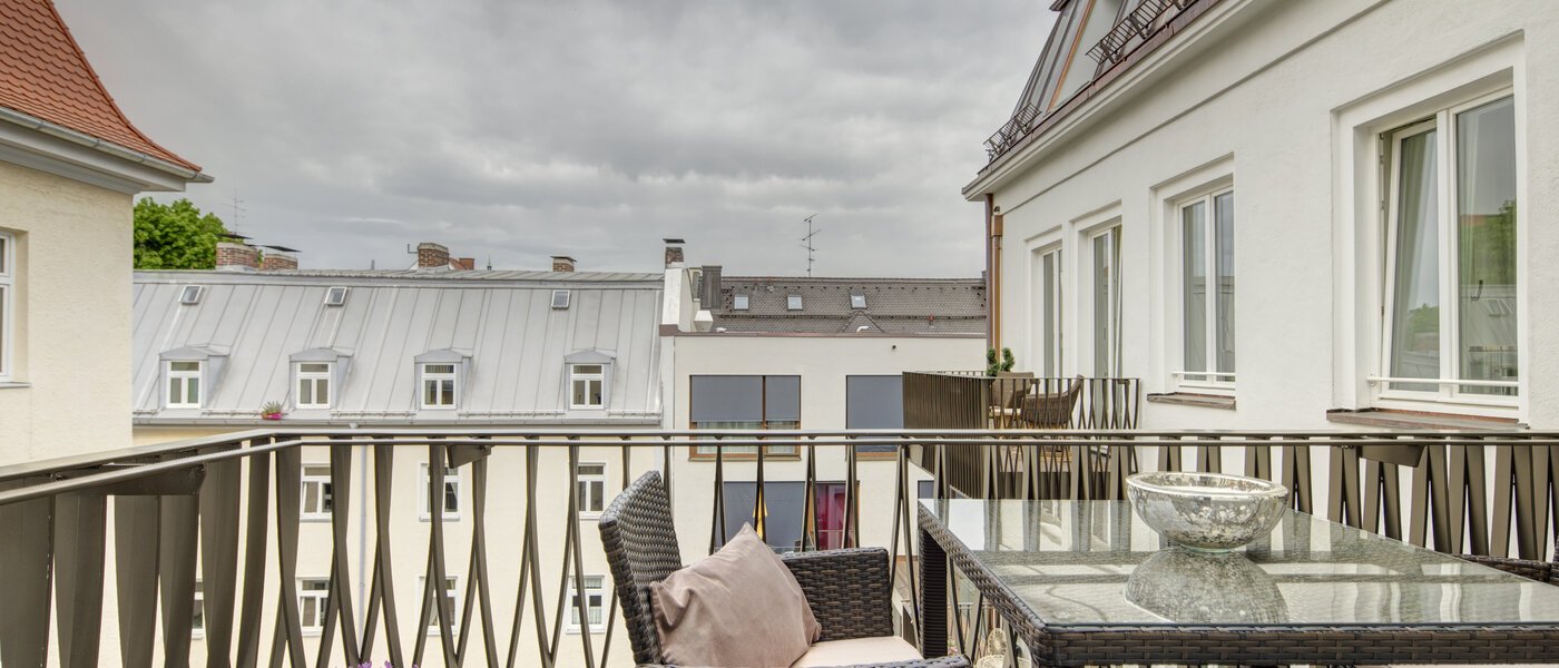 appartamento München Maxvorstadt - Rund um den Josephplatz 02 balcone 9480