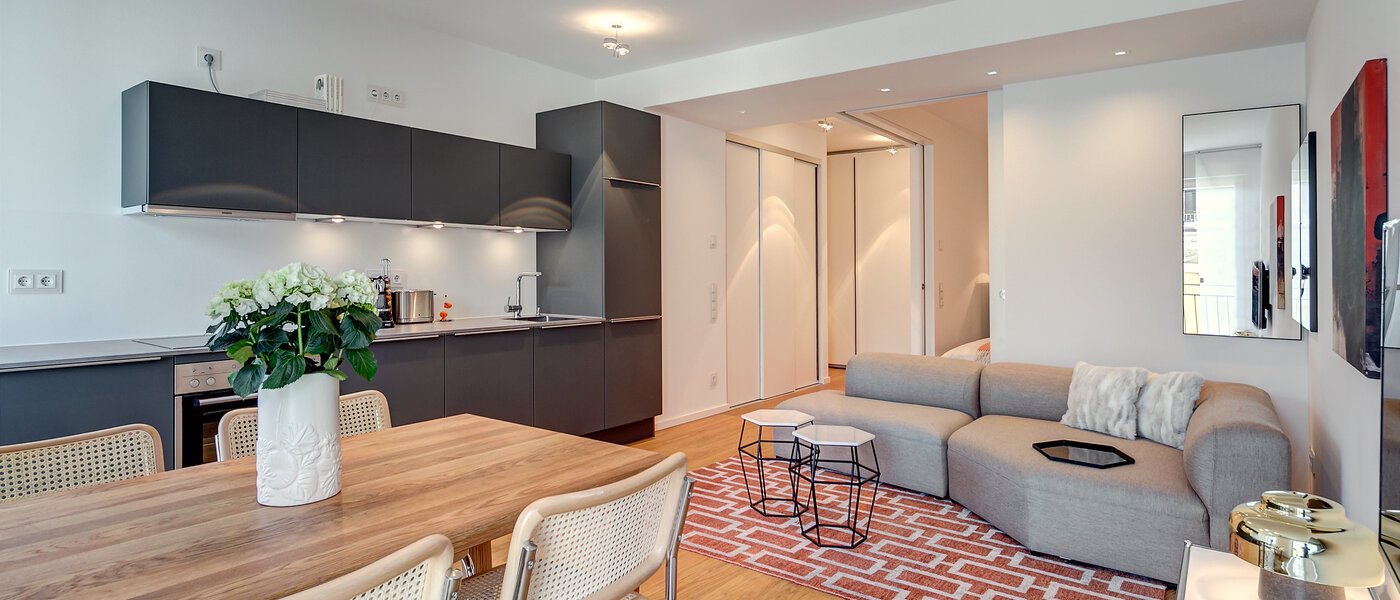 appartamento München Schwabing (rechts der Leopoldstraße) 05 soggiorno 9521