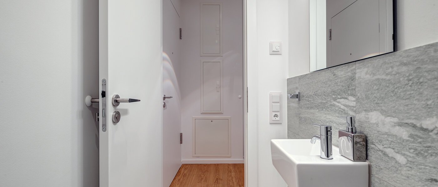 appartamento München Schwabing (rechts der Leopoldstraße) 02 toilette separata 9521